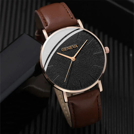 Men's Quartz Watch Stylish Waterproof Analog Wristwatch with Stainless Steel Band for Casual Business Outdoor - martinyoungboutique